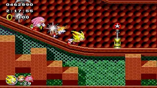 Sonic Classic Heroes (Jan 2022 Ver.): Part 3: Spring Yard Zone (Team Super Sonic)