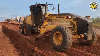 TRATANDO SUB-LEITO PARA COMPACTAÇÃO/Motoniveladora/Patrol/Patrola/Road Grader/Motor Grader/Niveleuse