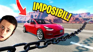 TESLA MODEL 3 vs LANT de FIER ! Cine castiga ? *INCREDIBIL*