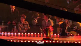 150128 가온차트 K-POP 어워드 방탄소년단 대기석 Piano Man REACTION