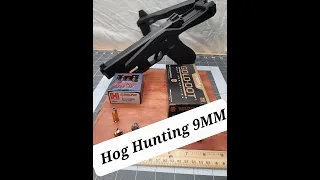 Hog Hunting 9mm