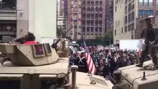 West Point band on 28th st nyc  for Veterans Day parade