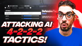 INSANE AI MOVEMENT! META 4222 FORMATION & CUSTOM TACTICS | FC 24 ULTIMATE TEAM