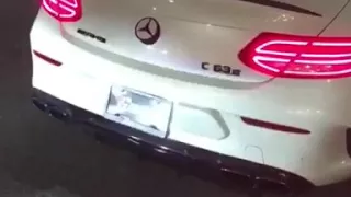 Mercedes C63S AMG Spitting Flames!