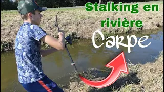 Pêche rapide en rivière~pêche en stalking~ pêche à la carpe