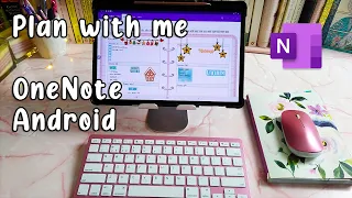 OneNote Plan with Me - Android Tablet Digital Planning