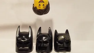 Lego batman cowls comparison.