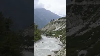 Baspa River flowing in Chitkul #shorts #Kinnaur #himachal