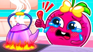 No It's Too Hot Song 🔥🫖🍵 Be Careful Song || + More Kids Songs and Nursery Rhymes by VocaVoca🥑
