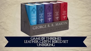 Game of Thrones Book Set Unboxing