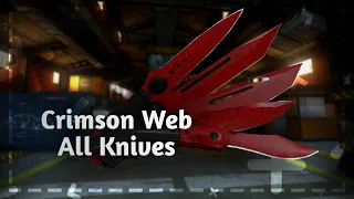 НОЖЕВОЙ ПАК В РАСКРАСКЕ "Кровавая паутина" в SPD | Crimson Web Knives in SPD | ❤500subs)