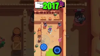 Brawl Stars Evolution - 2022 vs 2017