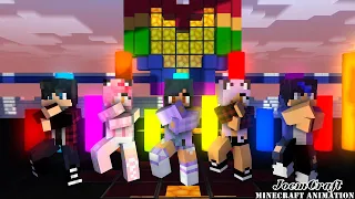 APHMAU, ZANE, KC, EIN, AARON, MICHI, GENE DANCE CREW | GANGNAM STYLE - Minecraft Animation