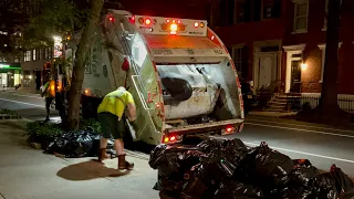 DSNY Garbage Truck VS. Midnight Bag Piles