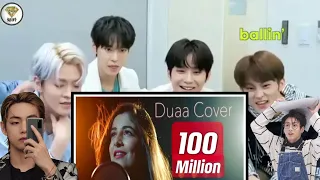 bts reacting❤️to Bollywood hindi song | jo bheji thi dua(cover) female version video#btsreaction#bts