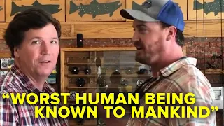 Tucker Carlson WRECKED by Montana Man: "The worst human being known to mankind!" [With Captions]