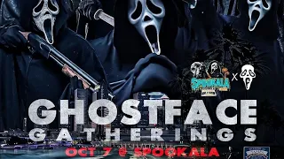 World Record GhostFace meet-up with Cast of Scream @ Spookala 7 Oct 2023