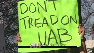 UAB protesters and UA system leaders respond to football cuts