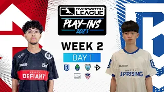 Overwatch League 2023 Season | West Play-Ins | Week 2 Day 1