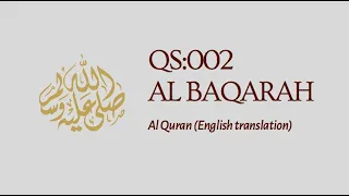 002 Al Baqarah - Arabic & English translation