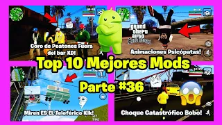 ¡¡Top 10 Mejores Mods Para el GTA San Andreas Android!! Parte #36