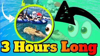 3 Hours Long Strange Unexpected Giant Fish Catches {BYO Tiny Boats}