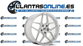 LLANTAS JAPAN RACING JR34 PLATA-PULIDO LLANTASONLINE.ES