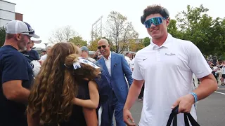 Watch scenes from Penn State football's arrival for game against Delaware