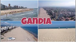 GANDIA  🇪🇸 SPAIN 4K - Town & Beach | Costa del Azahar