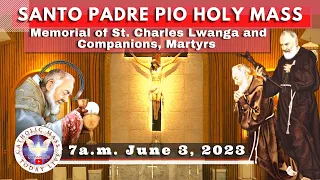 Catholic Mass Today Live at Santo Padre Pio National Shrine - Batangas. 03 Jun  2023.  7a.m.