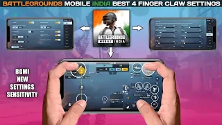 FOUR FINGER CLAW AND SENSITIVITY 😍WITH CODE  GOD LIKE FOUR FINGER CLAW 🔥#jonathan #trending