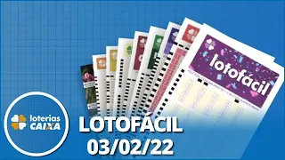 Resultado da Lotofácil - Concurso nº 2439 - 03/02/2022