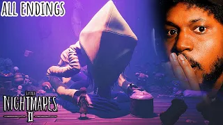 NO.. HOW COULD THEY END IT LIKE THIS!? | Little Nightmares 2 Part 5 [ALL ENDINGS]