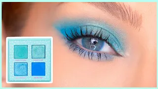 MAQUILLAJE DE OJOS FÁCIL COLOR AZUL