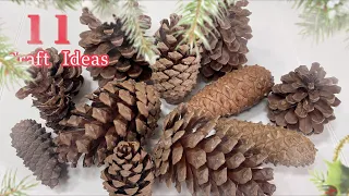 11 Adorable Pine Cone DIY IDEAS for Christmas and home decor 🎄🎅🏼❤️