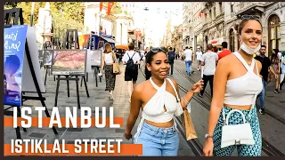 Istanbul Turkey 2021 | Istiklal Street Istanbul Walking Tour | 4K UHD 60fps|heart Of Business Turkey