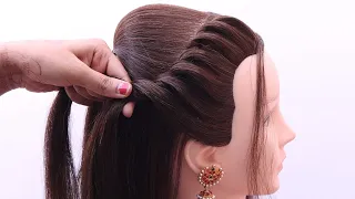 3 first class hairstyle for any function | open hair hairstyle | easy hairstyle