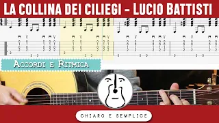 La collina dei ciliegi (Lucio Battisti) - Tutorial Chitarra Tab