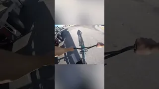 I Jumped My BMX Off A MOVING Truck In Traffic.. 😵