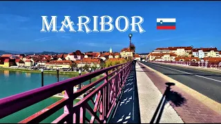 Maribor：in Slovenia | 4K walk 🚶‍♀️| medieval Gothic churches | Nice old building