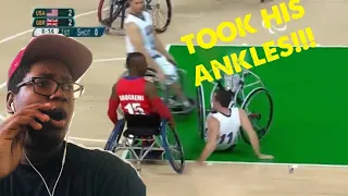 Wheelchair basketball ankle breaker compilation!!!| IDK WHY I WATCHED THIS