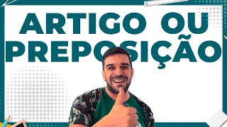 Artigo, preposição ou pronome? - Aula de Português com Ramon Matos