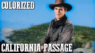 California Passage | COLORIZED | Forrest Tucker | Western Movie in Full Length