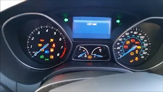 Ford Focus MK3 Hidden Menu - Diagnostic Test Mode, Instrument Cluster Test, Etc.