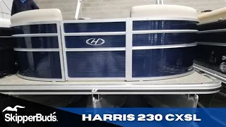 2022 Harris 230 Cruiser SL Tri-Toon Boat Tour Video