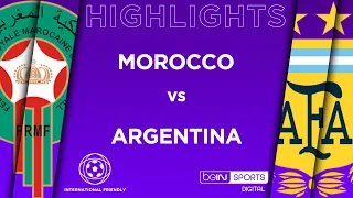 Morocco 0 - 1 Argentina - Friendly 2019