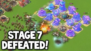 Boom Beach ★ HAMMERMAN ★ STAGE 1 - STAGE 7 ★ NO BOOST WIN! - Boom Beach Anti-Hammerman Base!