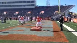 Fresno QB Derek Carr at Senior Bowl