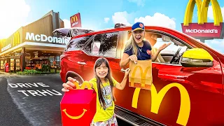 Transformamos nosso CARRO em um DRIVE THRU do McDonald's