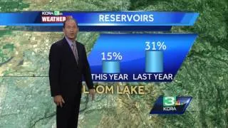 Water levels at NorCal reservoirs close to all time low